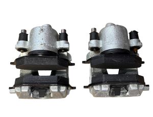 2X NEW OEM BRAKE CALIPER + PADS ATE AUDI 1J0615123A + 1J0615124A VW GOLF 4 , 5 AUDI A1 A2 A3 SEAT IBIZA SKODA